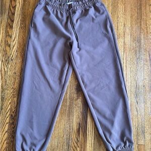 Athleta Metropolis Brown Joggers size 6